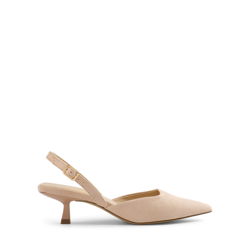 Off-white platform heels